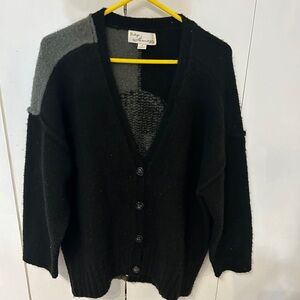 Vintage Havana’s Black and Gray Cardigan